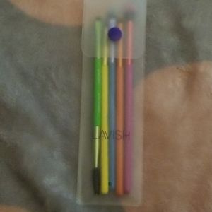 Lavish 5 piece neon eye brush collection